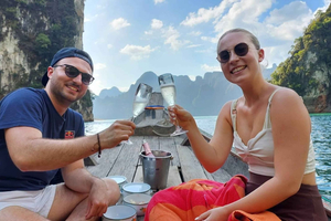 Khao Sok: Cheow Lan Lake Sunset Cruise w/ Drinks